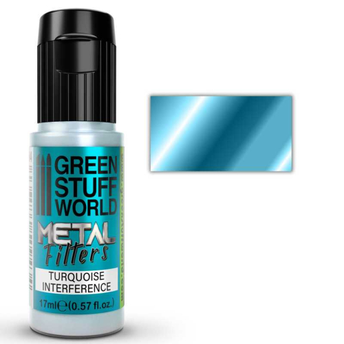 Green Stuff world - Metal Filter turquoise intereference 17ml (GP1ltr=380€)